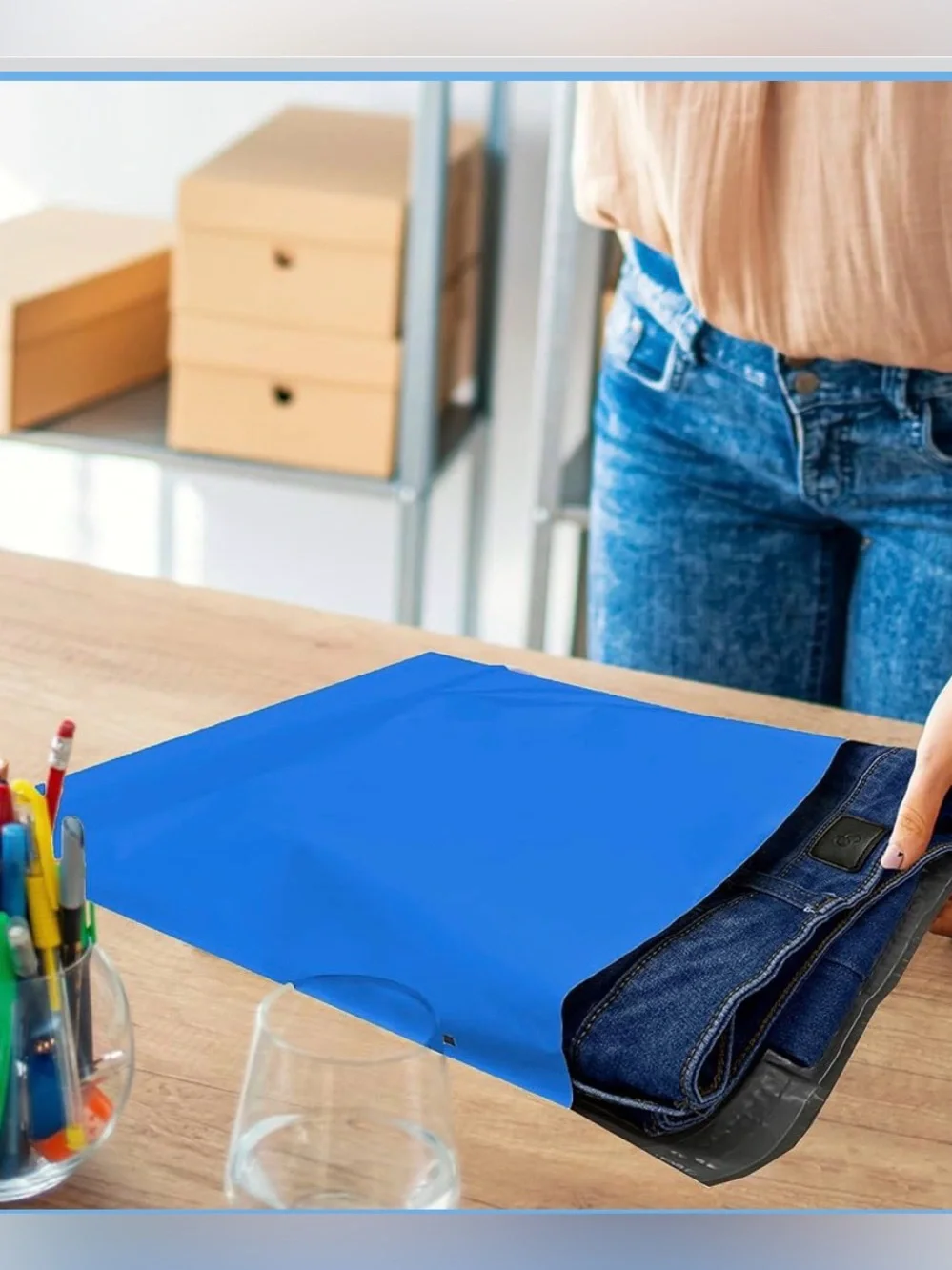 25PC L Poly Mailers 12”x15.5”